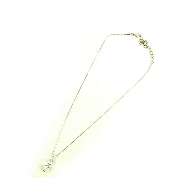 【Fashion Special Fair★24％OFFクーポン】スワロフスキー SWAROVSKI ネックレス ラインストーン シルバー レディース 中古 ブランド ハイブランド ヴィンテージ