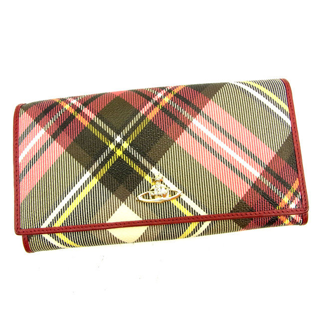 【雨季得SALE★21％OFFクーポン券】ヴィヴィアンウエストウッド Vivienne Westwood 長紙入れ オーブ 赤いこと系 レディース 中古 ブランド名 ご機嫌ブランド名 ヴィンテージ