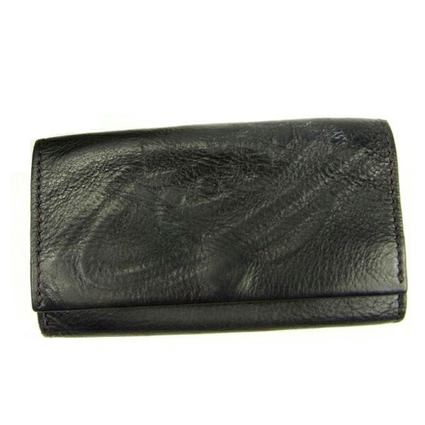 【お買い物マラソン★30％OFFクーポン】ヴィヴィアンウエストウッド Vivienne Westwood キーケース オーブ ブラック レディース 中古 ブランド ハイブランド ヴィンテージ