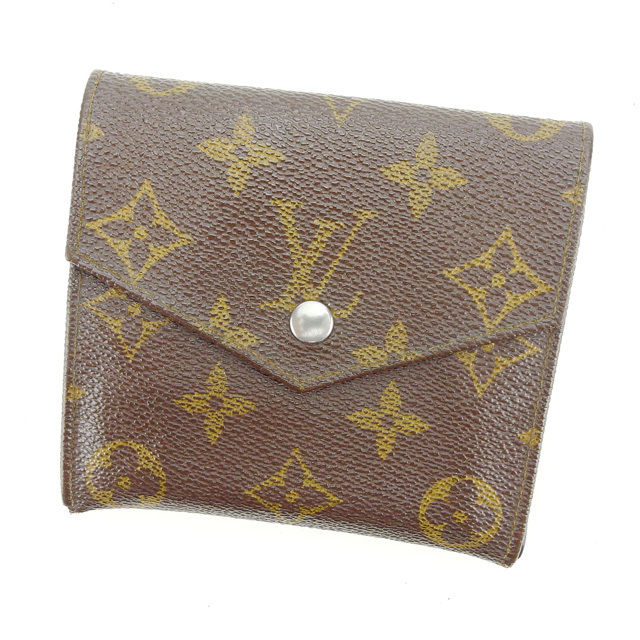 【新生活応援★29%OFFクーポン】ルイ・ヴィトン LOUIS VUITTON 二つ折り財布 モノグラム ボルトモネビエ(旧タイプ) ブラウン レディース 中古 ブランド ハイブランド ヴィンテージ