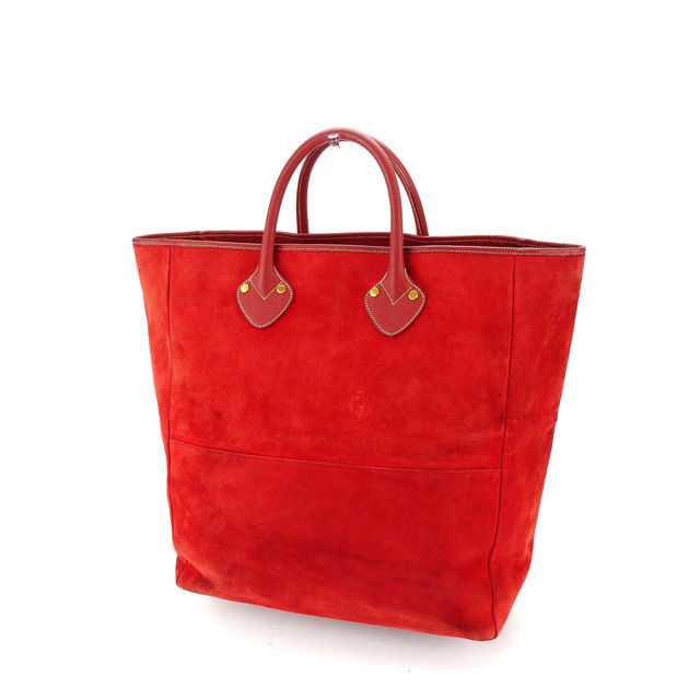【お買い物マラソン★30%OFFクーポン】グッチ GUCCI トートバッグ レッド×ゴールド レディース 中古 ブランド ハイブランド ヴィンテージ|ブランドデポ