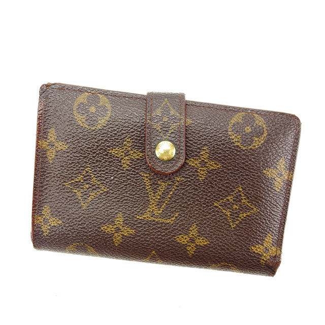 【月代わりの人大売り出し★29％OFFクーポン券】ルイ・ヴィトン LOUIS VUITTON 二つ折り紙入れ モノグラム ポルトモネビエヴィエノワ 赤銅色 レディース 中古 ブランド名 ご機嫌ブランド名 ヴィンテージ