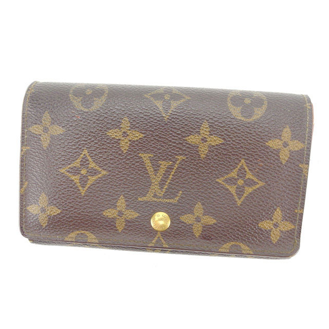 【お買い物マラソン★30％OFFクーポン】ルイ・ヴィトン LOUIS VUITTON 長財布 モノグラム ポルトモネビエトレゾール ブラウン レディース 中古 ブランド ハイブランド ヴィンテージ