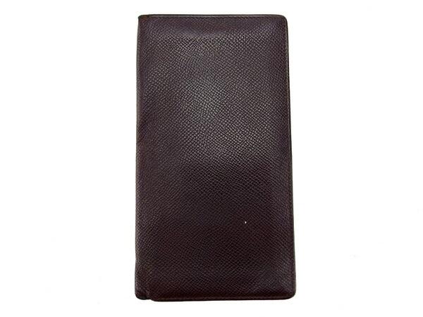 【Fashion Special Fair★24%OFFクーポン】ブルガリ BVLGARI 札入れ ロゴ ダークブラウン レディース 中古 ブランド ハイブランド ヴィンテージ