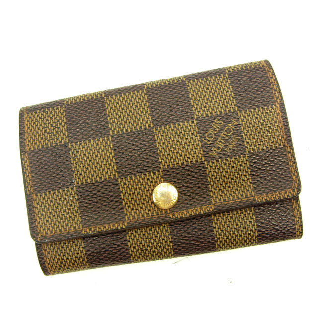 【お買い物マラソン★30%OFFクーポン】ルイ・ヴィトン LOUIS VUITTON キーケース ダミエ ミュルティクレ6 エベヌ(ブラウン系) レディース 中古 ブランド ハイブランド ヴィンテージ|ブランドデポ