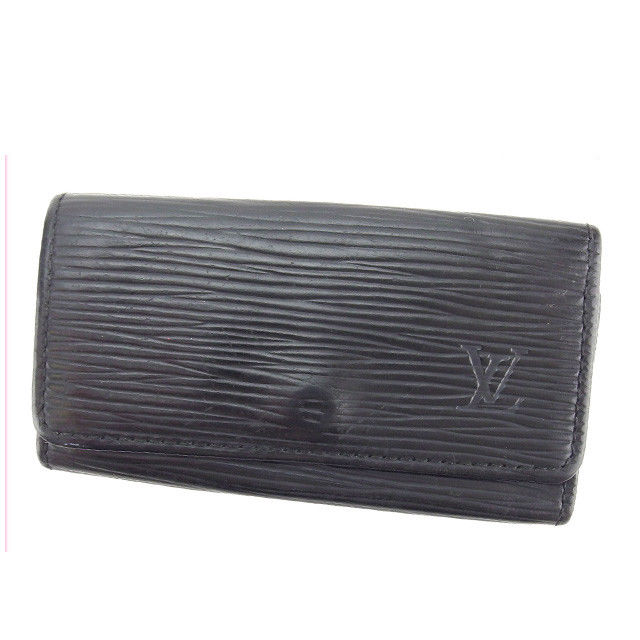 【お買い物マラソン★30％OFFクーポン】ルイ・ヴィトン LOUIS VUITTON キーケース エピ ミュルティクレ4 ノワール（ブラック） レディース 中古 ブランド ハイブランド ヴィンテージ