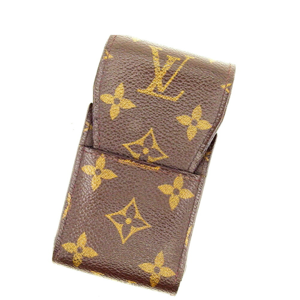 【お買い物マラソン★30%OFFクーポン】ルイ・ヴィトン LOUIS VUITTON シガレットケース モノグラム エテュイシガレット ブラウン レディース 中古 ブランド ハイブランド ヴィンテージ|ブランドデポ
