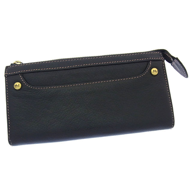 【月代わりの人大売り出し★29％OFFクーポン券】マークジェイコブス MARC JACOBS 長紙入れ 色つや編み目 ロゴタイプ名取り草付き添い人 黒いこと×サクラ色×ゴールド レディース 中古 ブランド名 ご機嫌ブランド名 ヴィンテージ