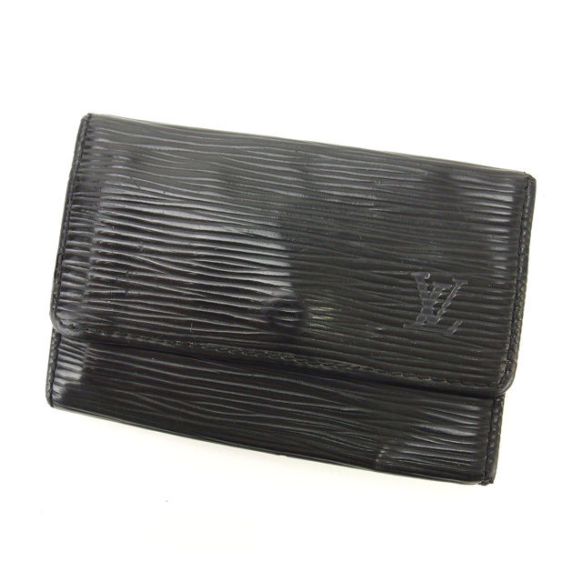 【お買い出しマラソン★30％OFFクーポン券】ルイ・ヴィトン LOUIS VUITTON 手懸かり容れもの エピ /ミュルティクレ6 ノワール（黒） レディース 中古 ブランド名 ご機嫌ブランド名 ヴィンテージ 財布・ケース-バッグ・小物・ブランド雑貨-キーホルダー