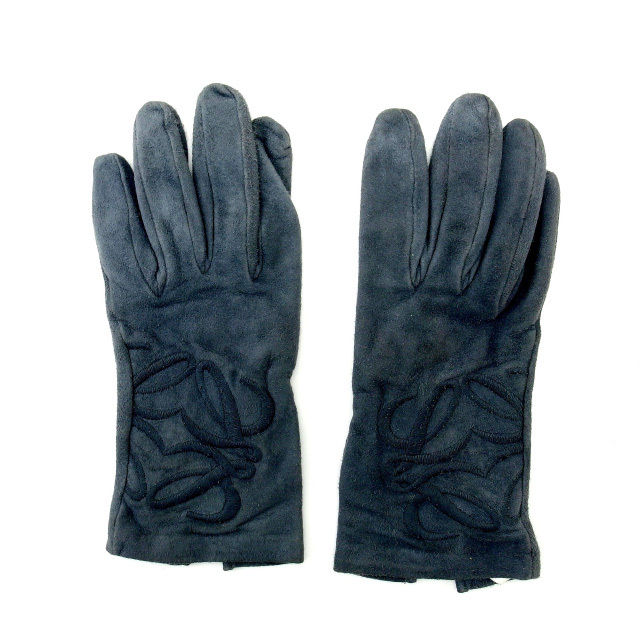 楽天市場】ロエベ 手袋 シープスキン レザー 革 羊革 ブラック 黒
