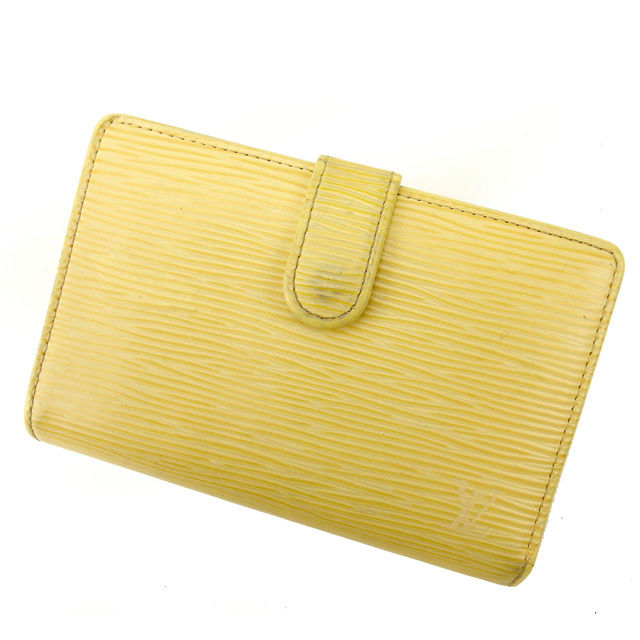 【お買い物マラソン★30％OFFクーポン】ルイ・ヴィトン LOUIS VUITTON 二つ折り財布 エピ /ポルトモネ　ビエヴィエノワ ヴァニラ レディース 中古 ブランド ハイブランド ヴィンテージ