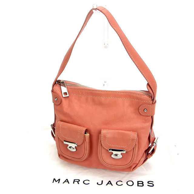 【土日BIG SALE★27％OFF引き換え証】マークジェイコブス MARC JACOBS ハンドバック さくら色 レディース 中古 ブランド名 ご機嫌ブランド名 ヴィンテージ