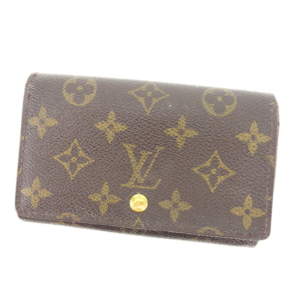 【お買い物マラソン★30％OFFクーポン】ルイ・ヴィトン LOUIS VUITTON 長財布 モノグラム /ポルトモネビエトレゾール ブラウン レディース 中古 ブランド ハイブランド ヴィンテージ