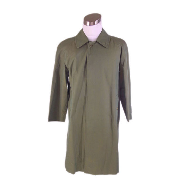 【百貨店SALE★最大限度50％OFF】赤ちょうちんバリー BURBERRY トレンチコート 裏地ノバチェック トレンチ カーキ レディース 中古 ブランド名 ご機嫌ブランド名 ヴィンテージ