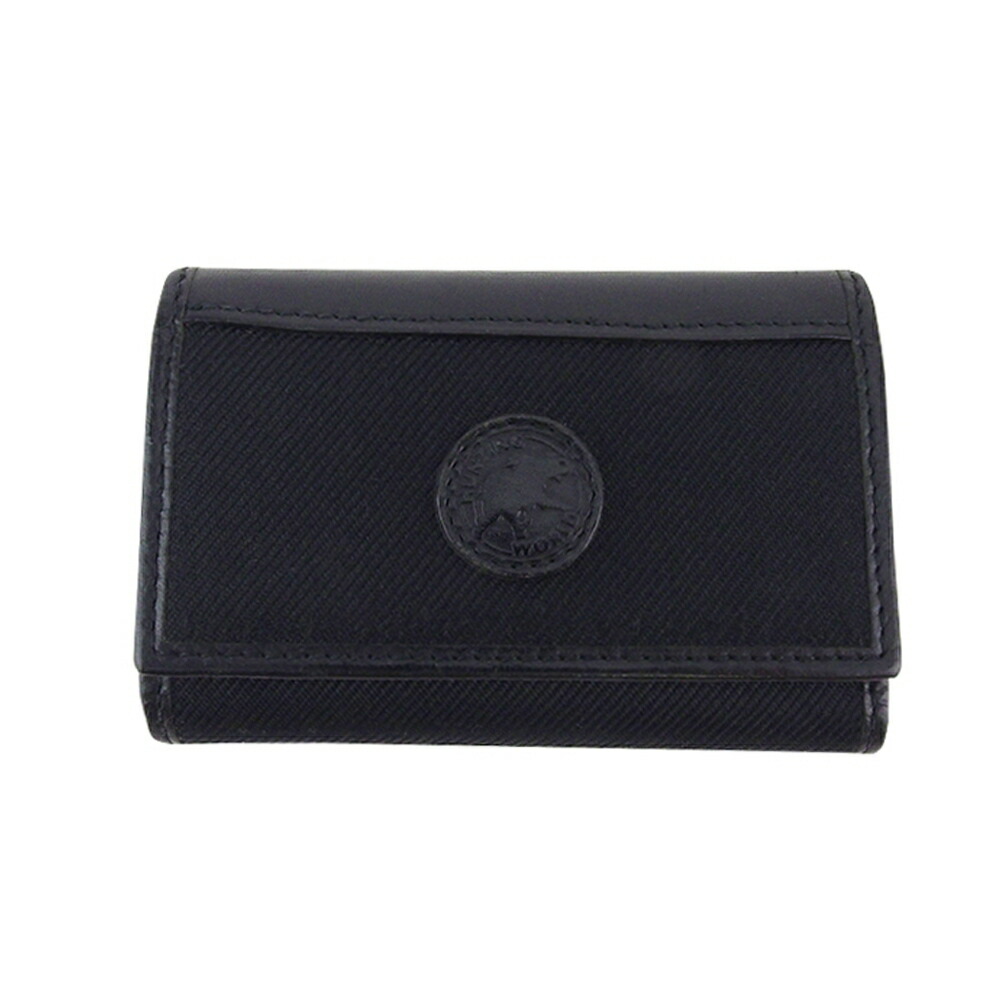 【Fashion Special Fair★24％OFFクーポン】ハンティングワールド キーケース サファリトゥデイ ブラック ユニセックス 中古 HUNTING WORLD ブランド ハイブランド ヴィンテージ
