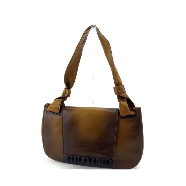【百貨店SALE★最大限度50％OFF】グッチ ショルダーバッグ 赤銅色×黒いこと系 中古 GUCCI ブランド名 御機嫌ブランド名 ヴィンテージ