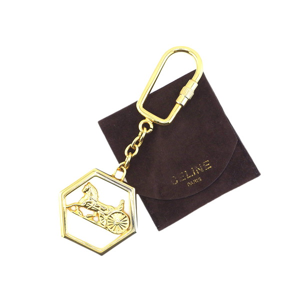 楽天市場】セリーヌ CELINE キーリング キーホルダー ブラック メンズ