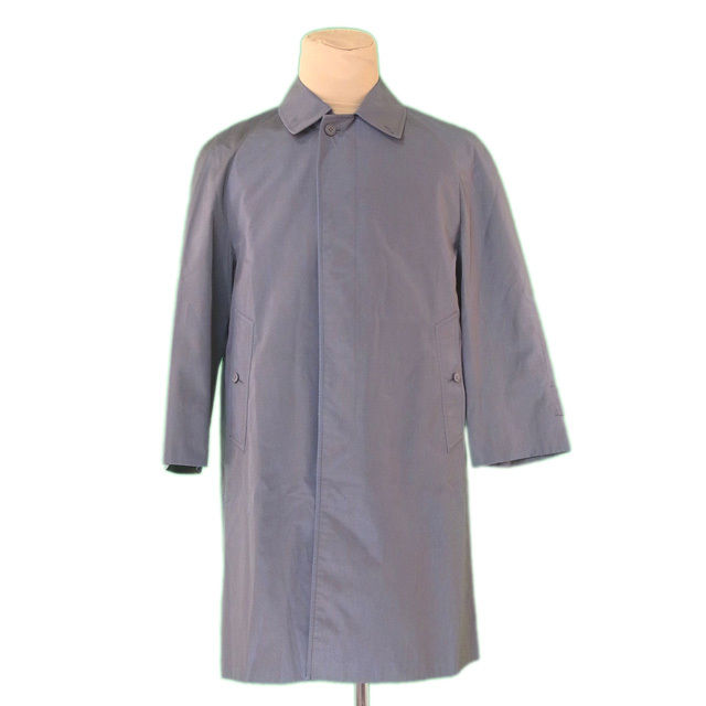 【雨季得SALE★21％OFFクーポン券】赤ちょうちんバリー トレンチコート ステンカラー ♯SS大きさ 青み×カーキ レディース 中古 BURBERRY ブランド名 ご機嫌ブランド名 ヴィンテージ