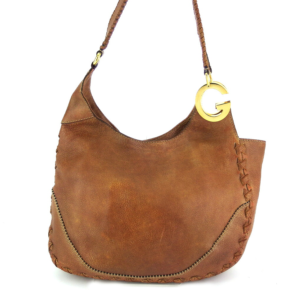 【雨季得SALE★21％OFFクーポン券】グッチ ショルダーバッグ シャーロット ライトブラウンゴールド レディース 中古 GUCCI ブランド名 ご機嫌ブランド名 ヴィンテージ
