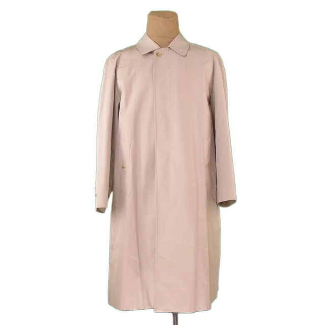 【雨季得SALE★21％OFFクーポン券】赤ちょうちんバリー トレンチコート ステンカラー シングル ともし火ベージュ レディース 中古 BURBERRY ブランド名 ご機嫌ブランド名 ヴィンテージ