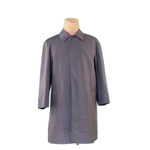 【お買い物マラソン★30％OFFクーポン】バーバリー トレンチコート カーキ×ブルー レディース 中古 BURBERRY ブランド ハイブランド ヴィンテージ