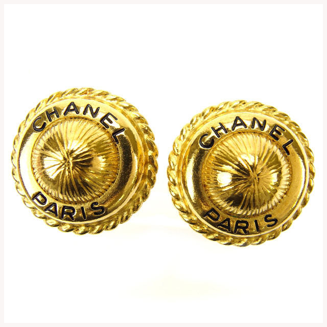 【お買い物マラソン★30％OFFクーポン】シャネル イヤリング ヴィンテージ ゴールド レディース 中古 CHANEL ブランド ハイブランド ヴィンテージ