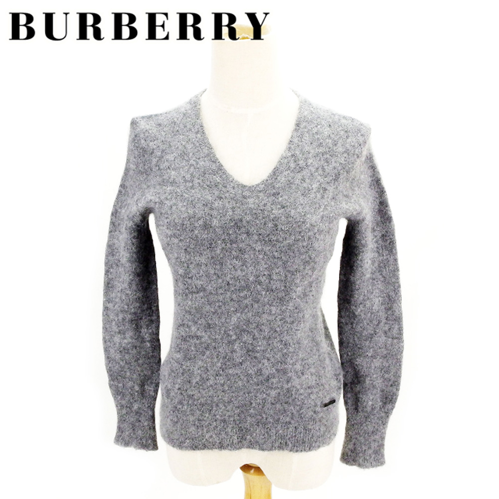 burberry sweater grey