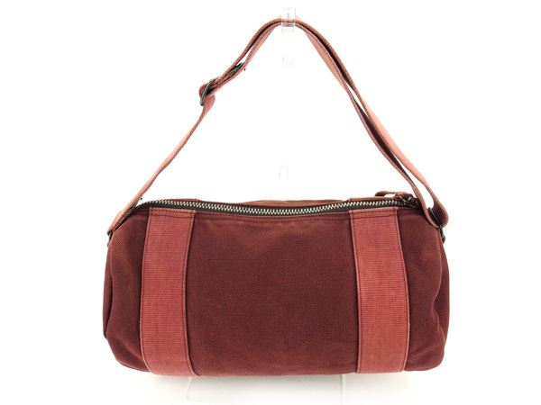 ミュウミュウ miumiu mini-boston bag shoulder bag red canvas