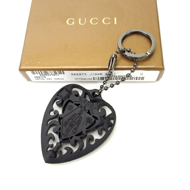 オフ 中古 グッチ スーパーセール Gucci 秋 ファッション キーホルダー ハート プレゼント 贈り物 キーリング 良品 ブラック レディース 1点物 人気 秋 迅速発送 オシャレ 大人 在庫処分 ファッション グッチ T ブランドデポ秋 キーリング グッチ