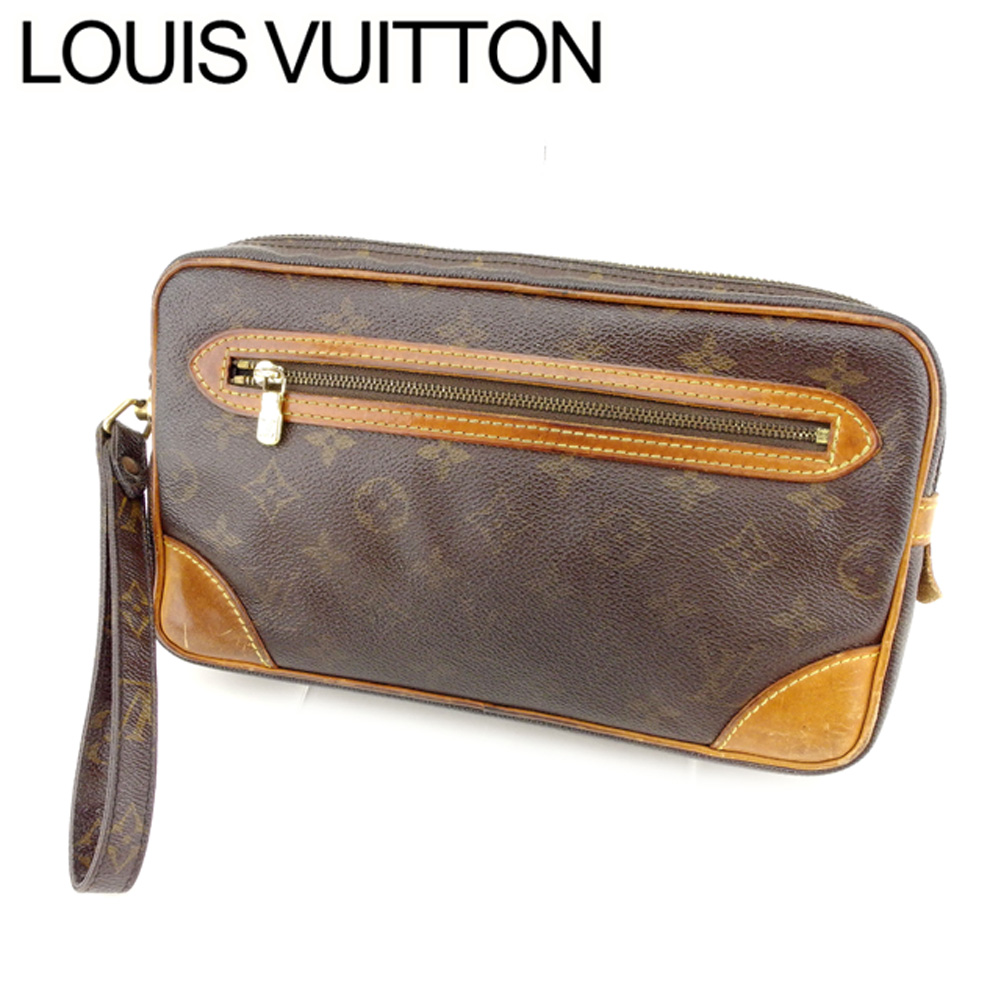 BRAND DEPOT: Louis Vuitton Louis Vuitton セカンドバッグマルリードラゴンヌ GM monogram PVC X leather (reference ...