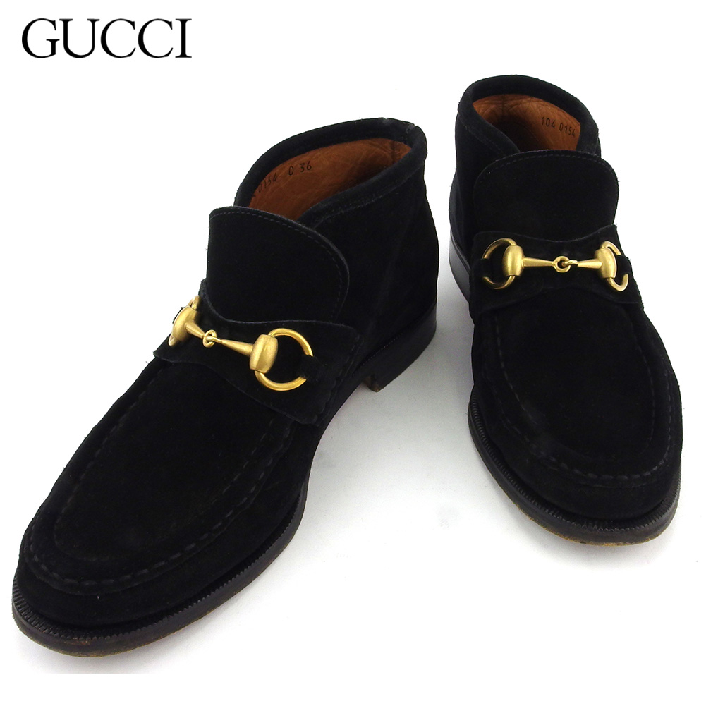gucci suede boots