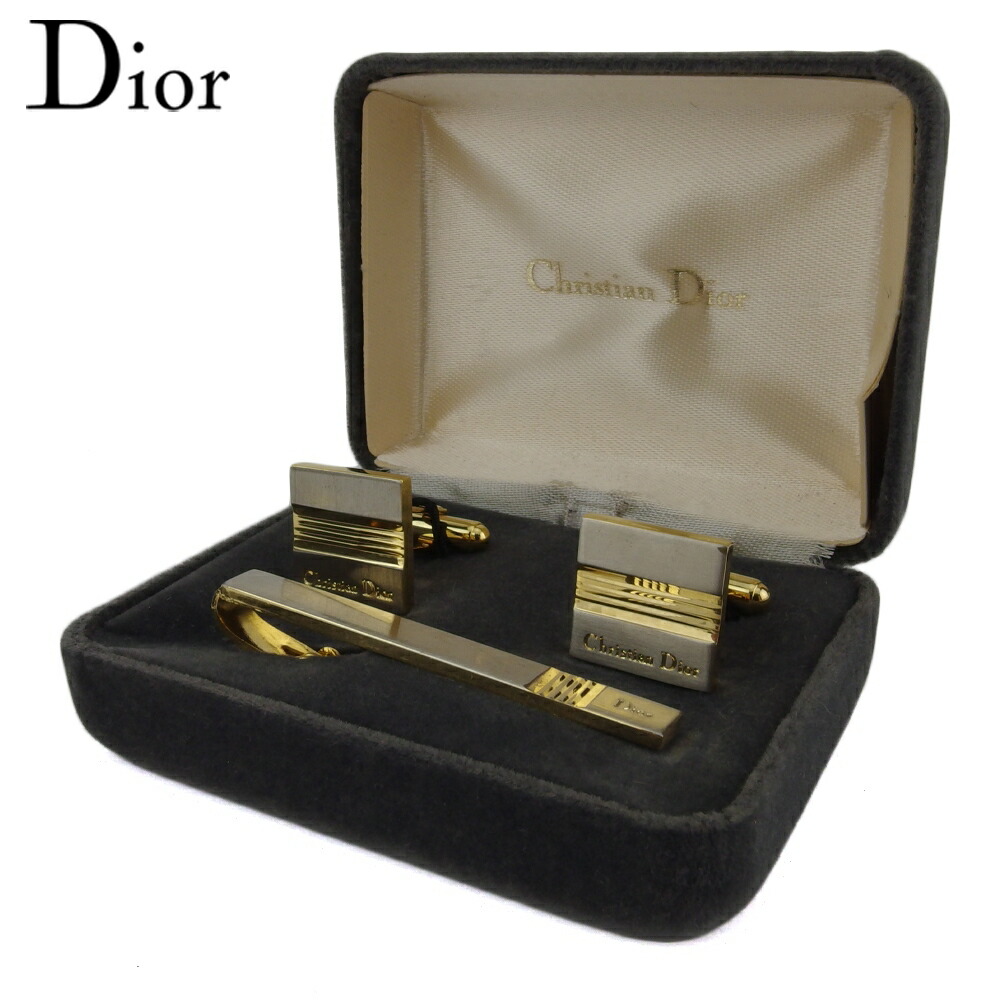 楽天市場】【スーパーSALE】【中古】 ディオール カフス メンズ可 ゴールドシルバー Dior T21876 : ブランドデポ