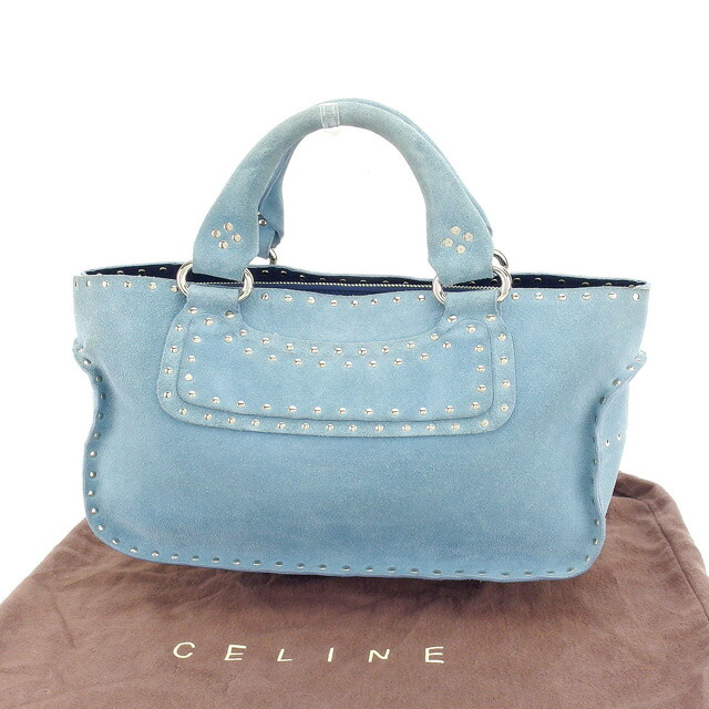 CELINE セリーヌ ブギーバック 水色+inforsante.fr