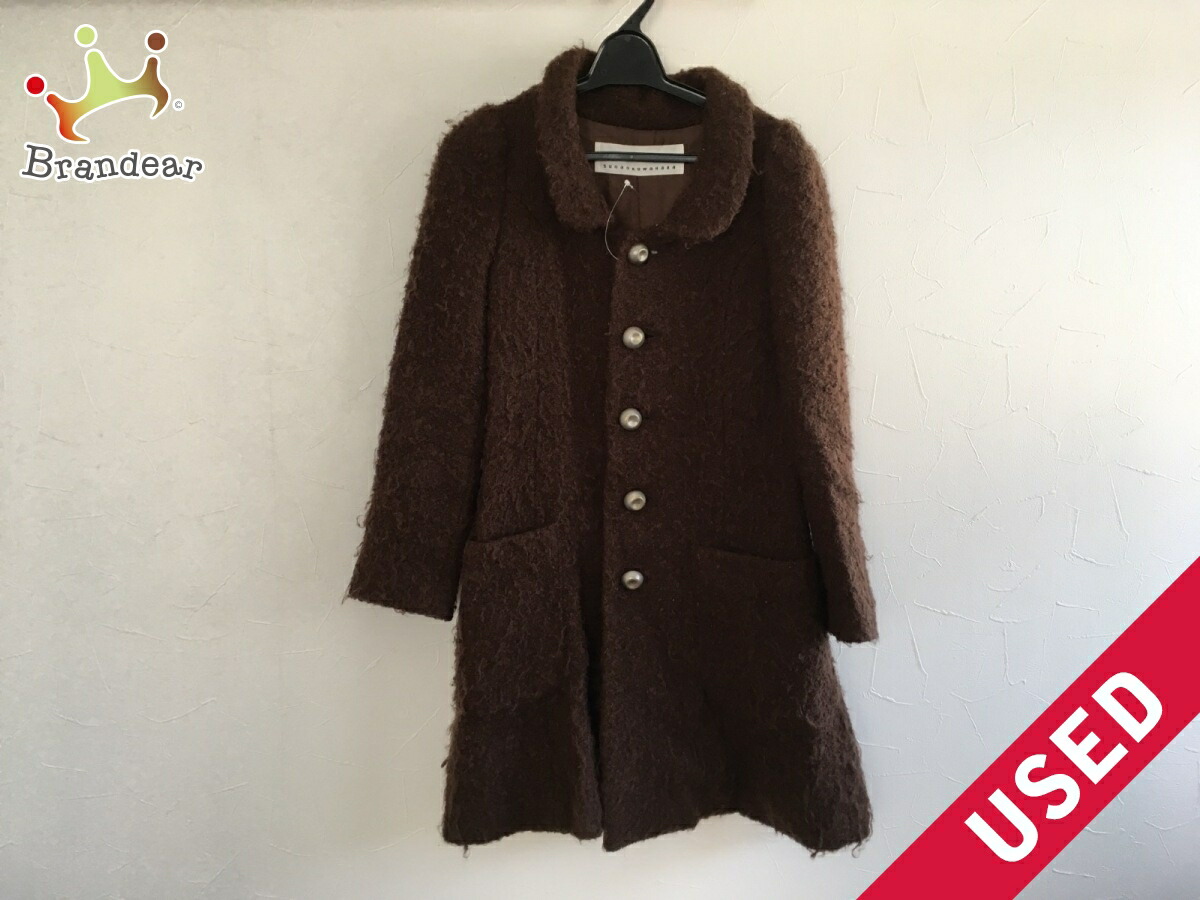 楽天市場 新着 Sunao Kuwahara スナオクワハラ コート レディース ダークブラウン 冬物 1023 中古 ブランディア 楽天市場店