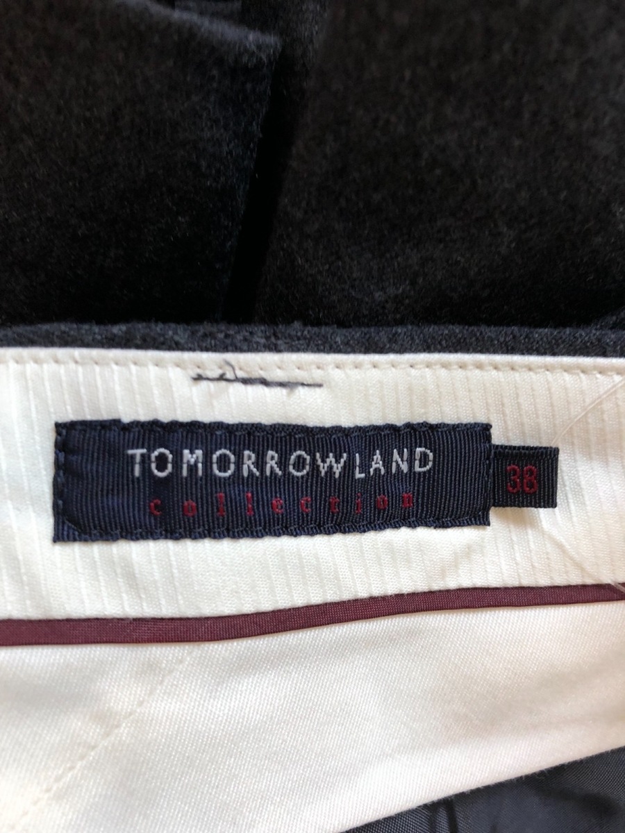 Tomorrowland トゥモローランド M サイズ38 ショートパンツ ダークグレー レディース 一部予約 ショートパンツ