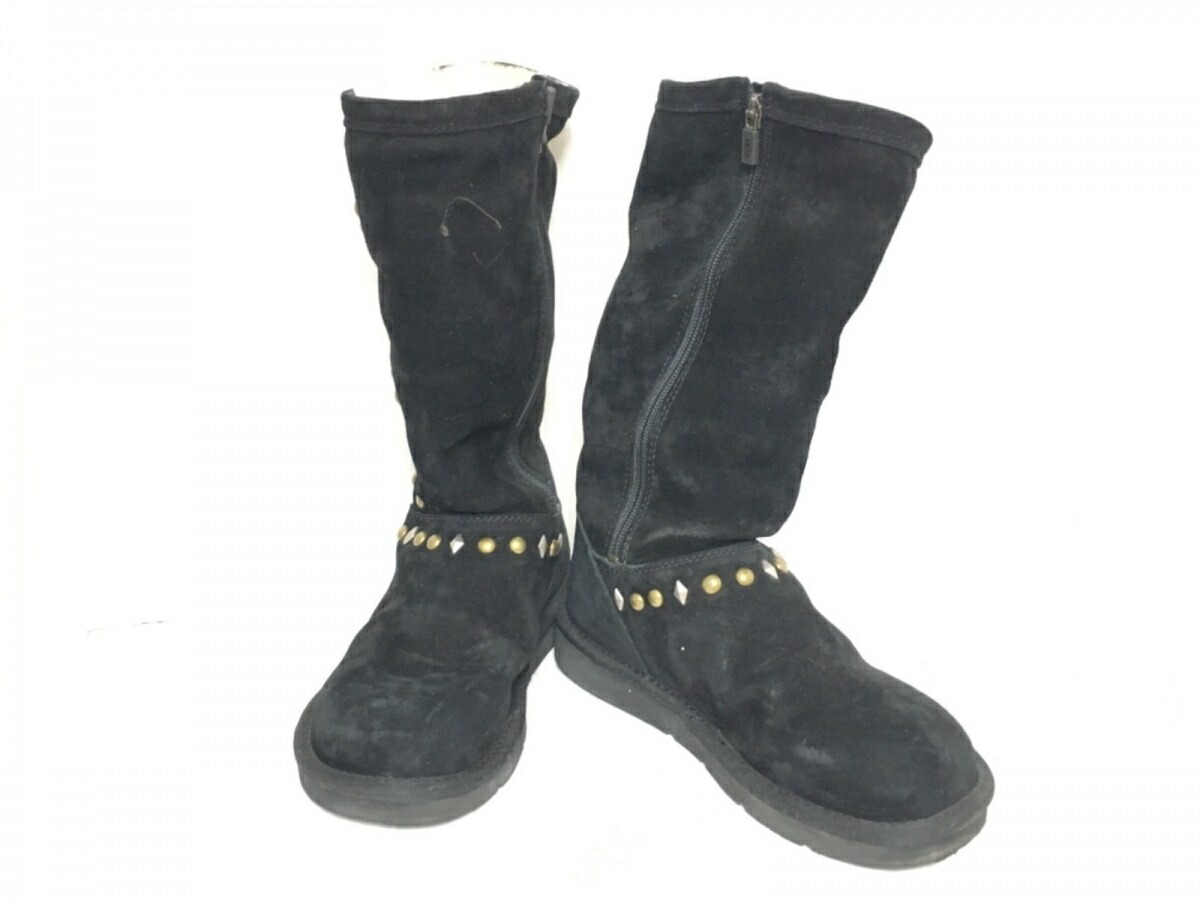 激安アウトレット!】 ムートンブーツ- ムートン【中古】 スタッズ 黒 レディース 23 ブーツ UGG(アグ) -  www.vangelderjewellery.com