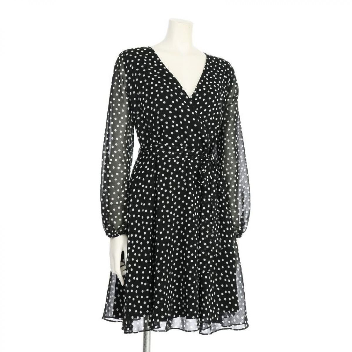 Wallis ウォリス ワンピース カシュクールワンピース ブラック系 表地 裏地 ポリエステル100 Brandingidentitydesign Com