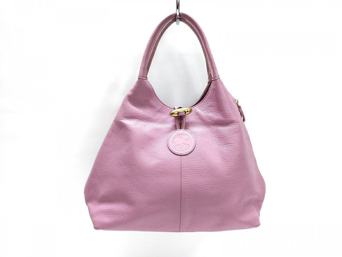 定番人気 Hunting World ハンティングワールド レザー 中古 ピンク トートバッグ Qbdworks Com