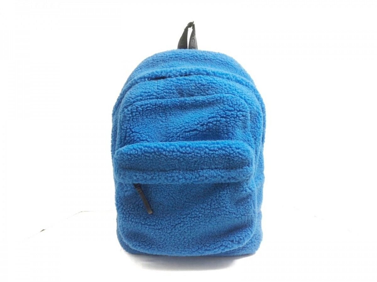 Jacobs M マークバイマークジェイコブス Marc By 新着 Marc By レディースバッグ リュックサック Marc リュックサック Jacobs マークバイマークジェイコブス Marc M ブルー 黒 ボア バックパック 化学繊維 合皮 1221 中古 ブランディア 店