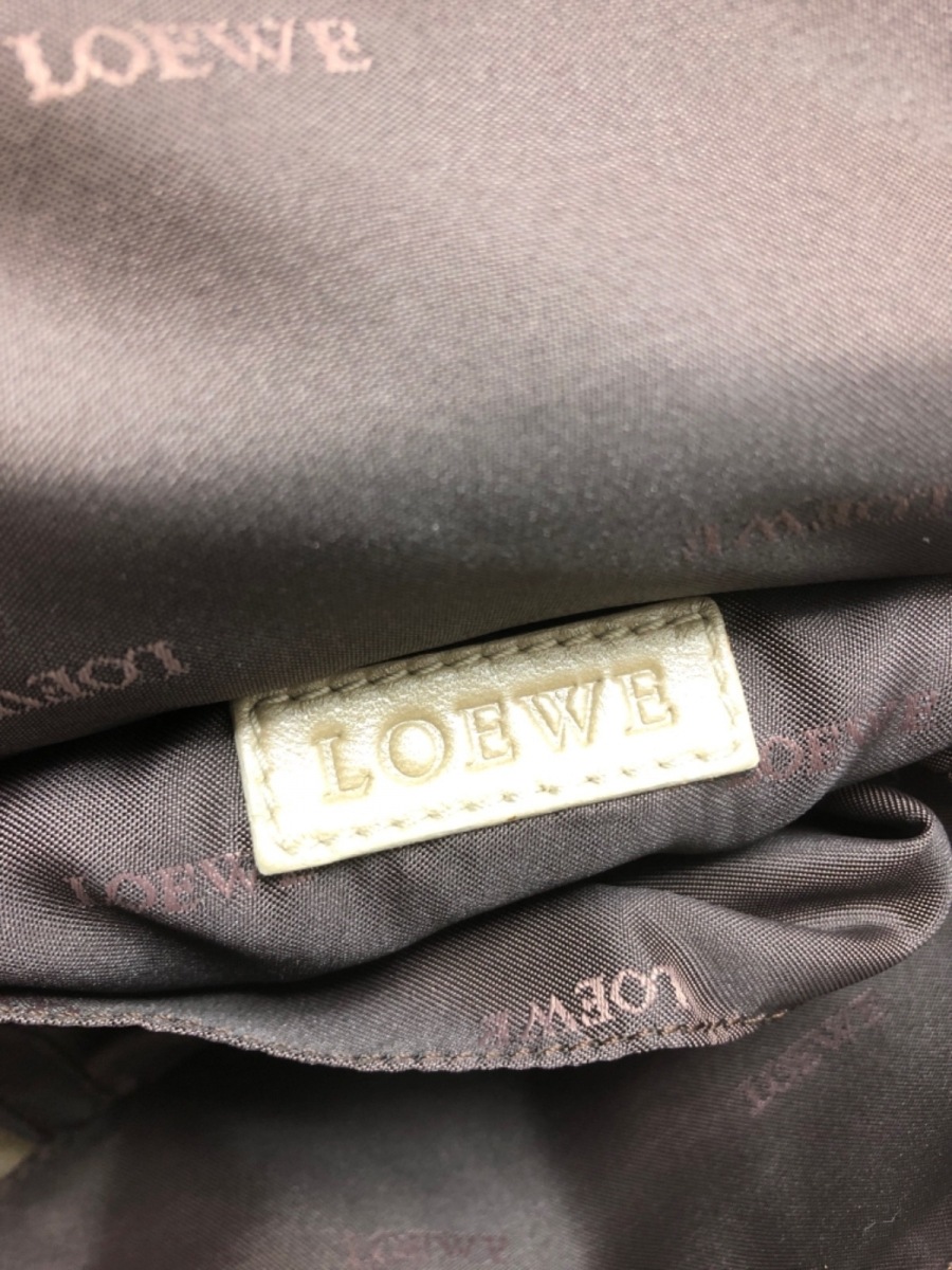 中古 Loewe ロエベ ハンドバッグ レディース ナッパアイレ ベージュ ナッパレザー Allseasonparks De