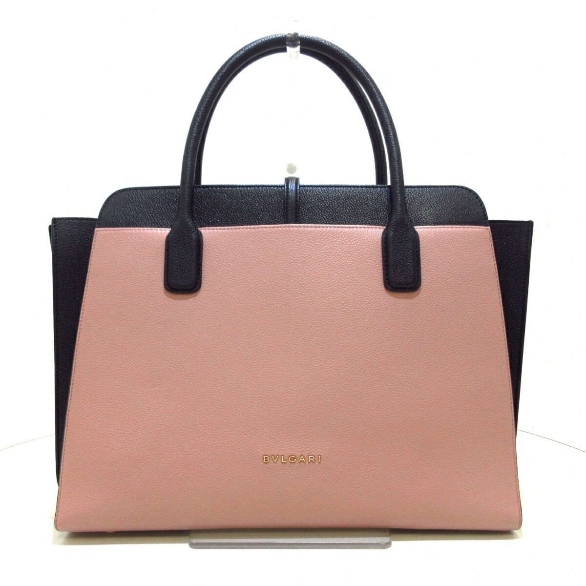 中古 Bvlgari ブルガリ ブルガリブルガリアルバ トートバッグ レディース レザー ピンク 黒 Bayleafkitchen Co Uk