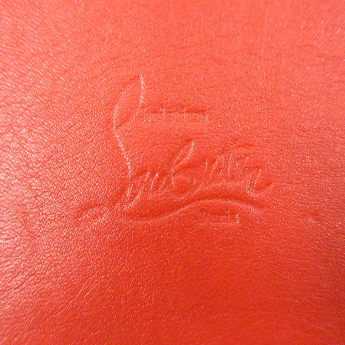 Christian Louboutin クリスチャンルブタン 小形器物奇麗さ代物 桃色 Ipadケイス ラウンドチャック スタッズ エナメル 皮革 中古 Brucetires Ca