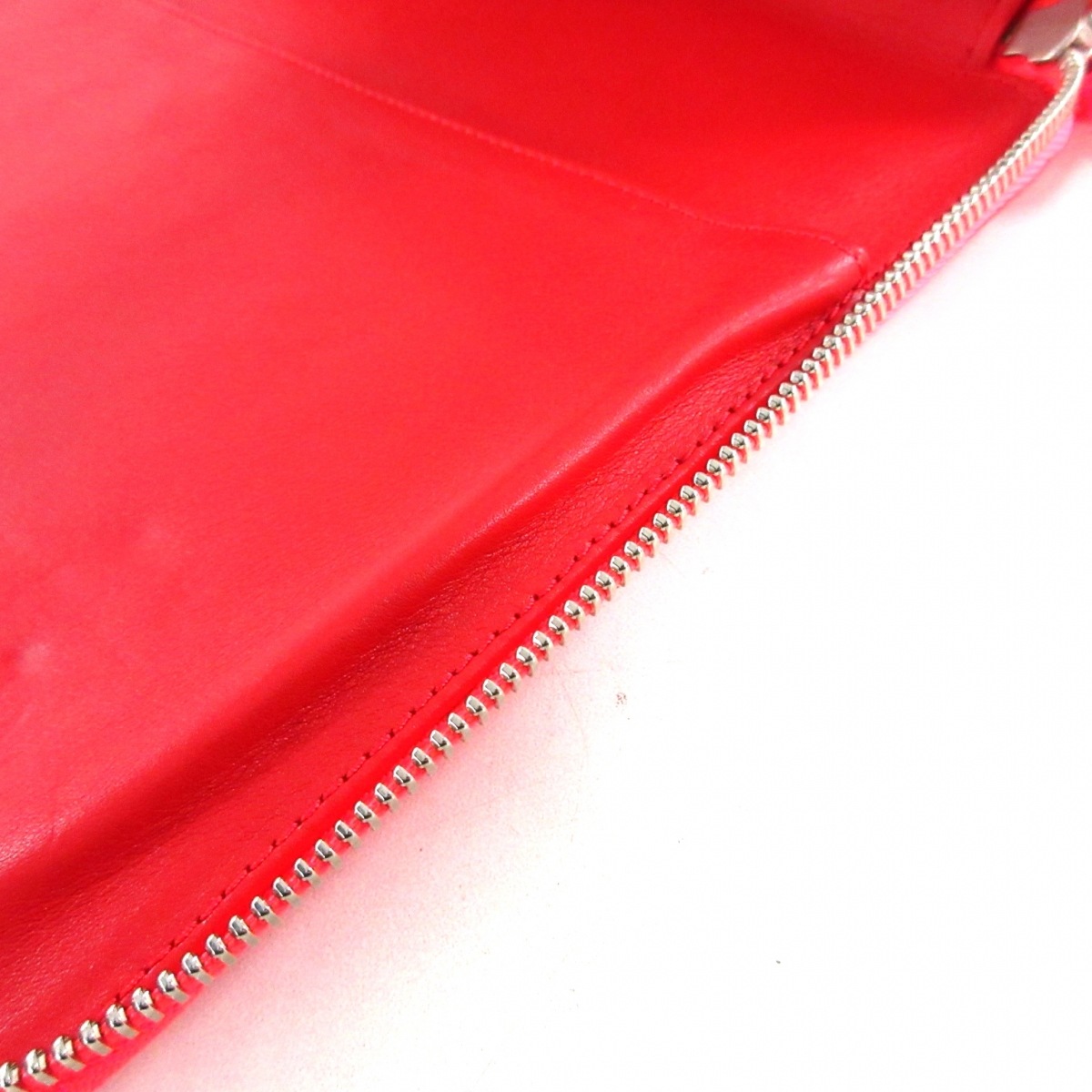 Christian Louboutin クリスチャンルブタン 小形器物奇麗さ代物 桃色 Ipadケイス ラウンドチャック スタッズ エナメル 皮革 中古 Brucetires Ca