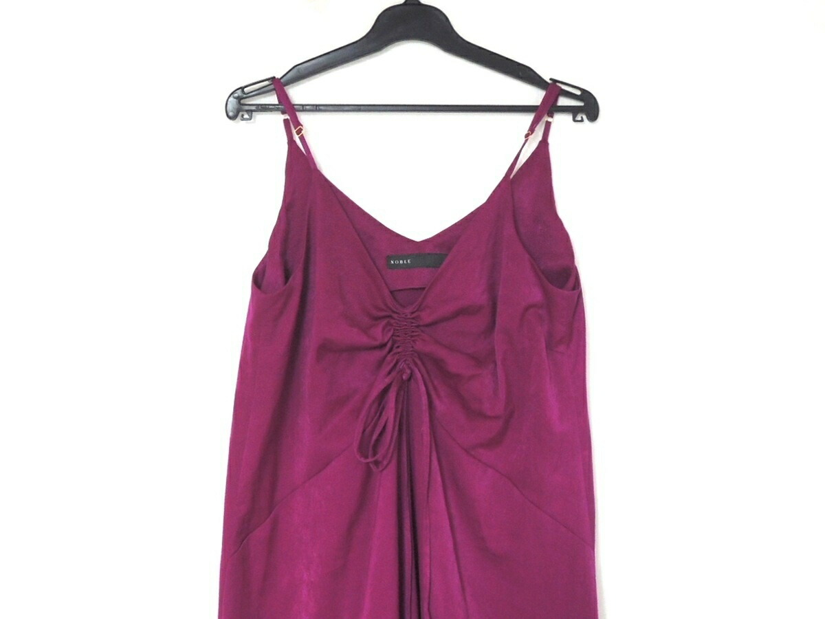 売れ筋ランキングも 中古 Noble ノーブル ワンピース パープル レディースファッション ワンピース Tesorosguanajuato Com