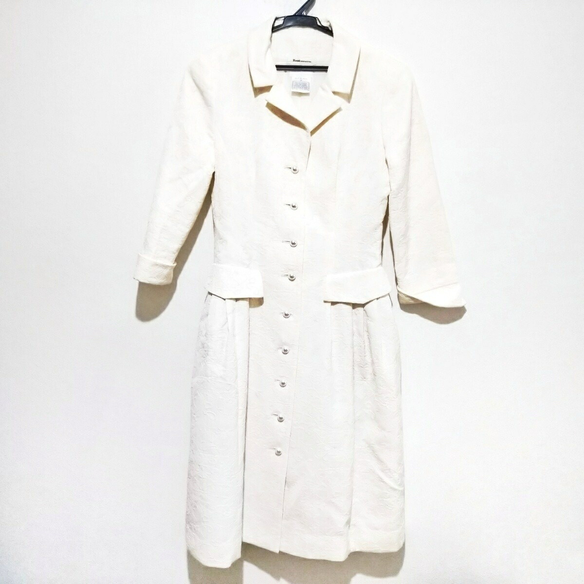 中古 Rene ルネ ワン破片 長袖 ロング アイヴォリー Pasadenasportsnow Com