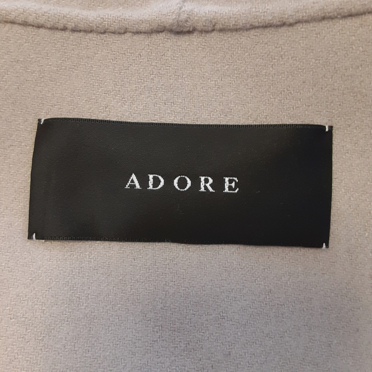 最適な価格 新着 中古 Adore アドーア ワンピース ノースリーブ ロング フード付き グレーベージュ ブランディア 店 人気絶頂 Erieshoresag Org