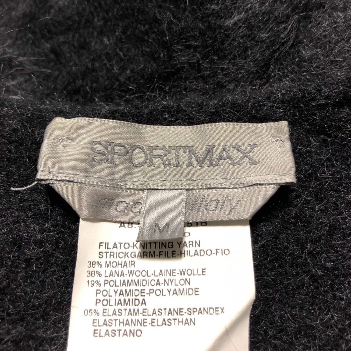 中古 Sportmax スポーツマックス ワンピース クルーネック 長袖 ロング ニット 黒 Vmaphotographystudios Com