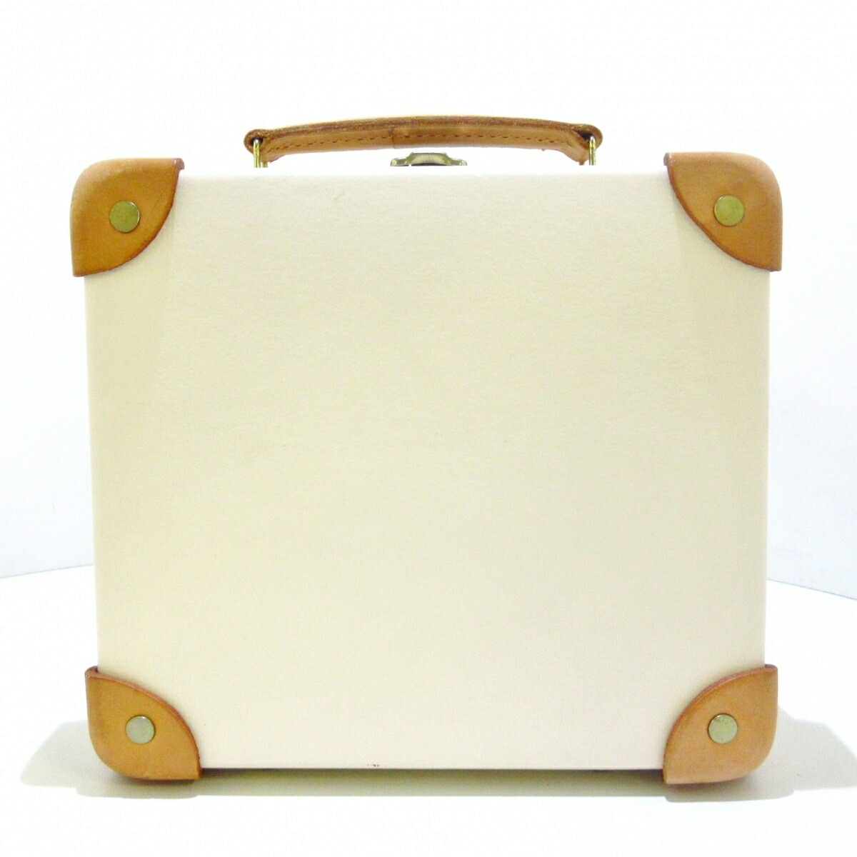 中古 Globe Trotter グローブトロッター サファリ 9インチ ミニユーティリティー トランクケース ミニサイズ アイボリー ベージュ ヴァルカンファイバー レザー Oswegocountybusiness Com