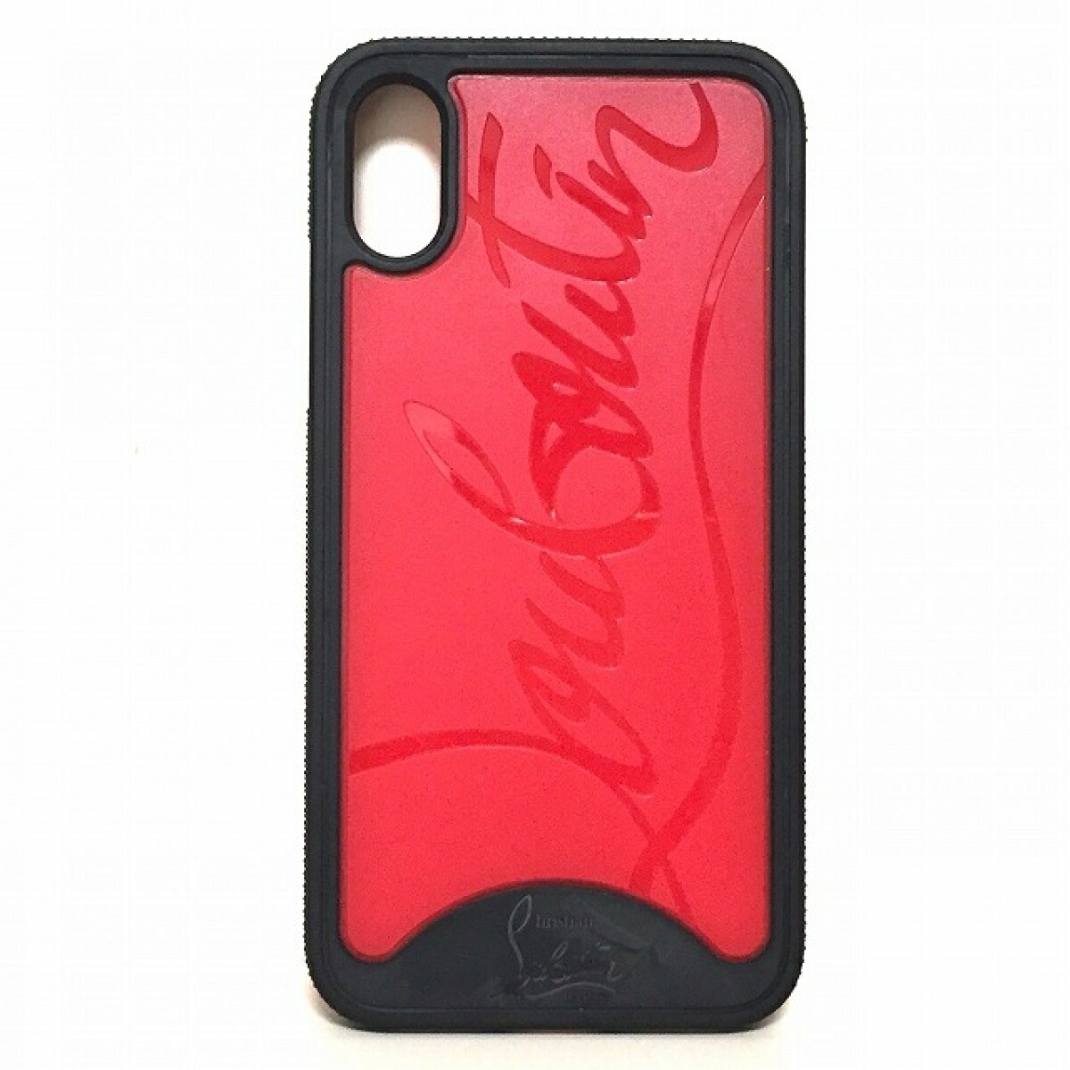 中古 Christian Louboutin クリスチャンルブタン 運送携帯電話陳列棚 Iphoneケース 赤み 咎人 合成樹脂 Orbisresearch Com