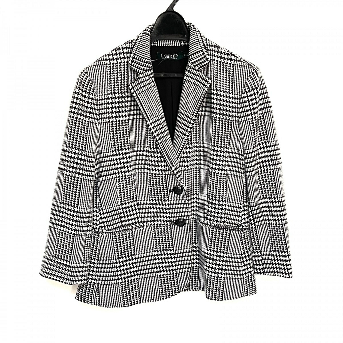 中古 Ralphlauren ラルフローレン ジャケット 長袖 春 秋 白 黒 Ipag Org